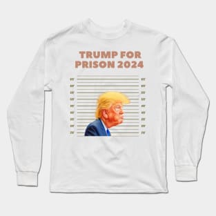 donald trump Mugshot 2024 never surrender Long Sleeve T-Shirt